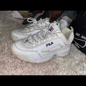 White Fila Shoes